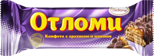 ОТЛОМИ с арахисом и изюмом, 36 г