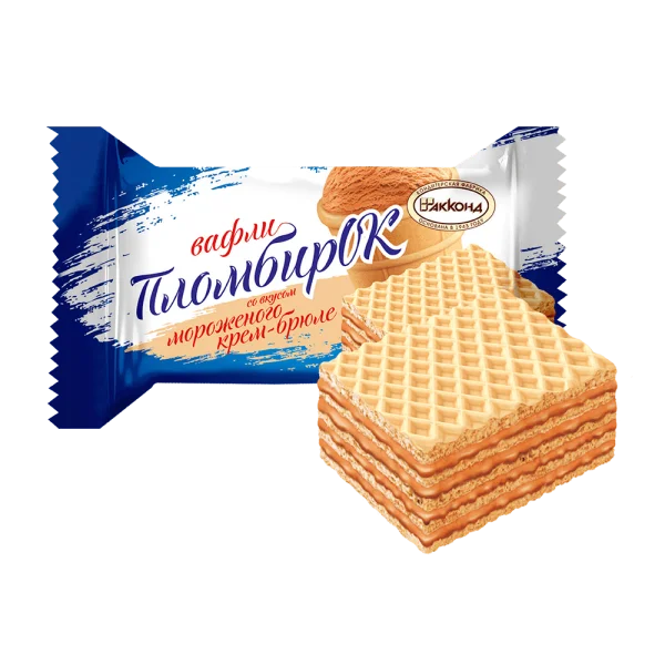 ПЛОМБИРОК со вкусом мороженое крем-брюле, 1 кг
