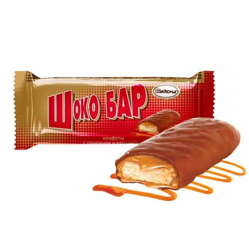 ШОКО БАР с печеньем и карамелью