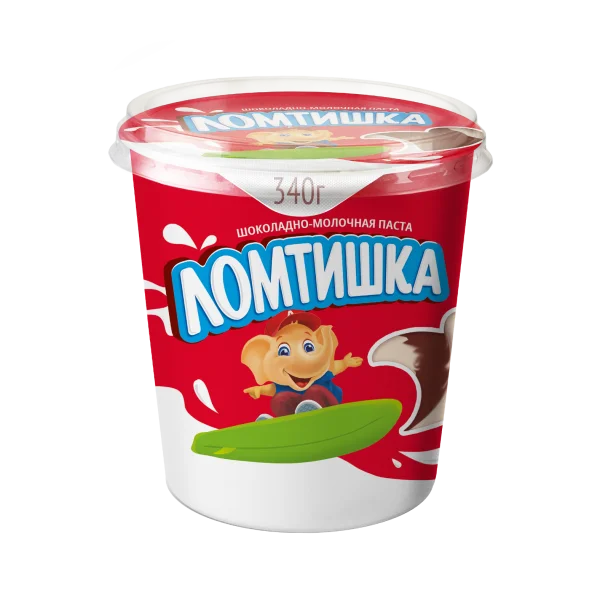 ПАСТА ЛОМТИШКА шоколадно-молочная, 340 г